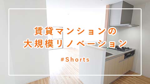 賃貸「大規模リノベーション」 #Shorts