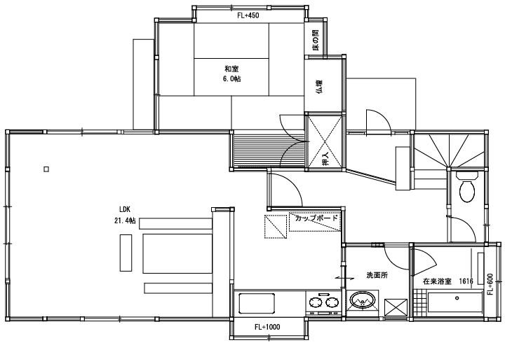 間取り図・ビフォアー