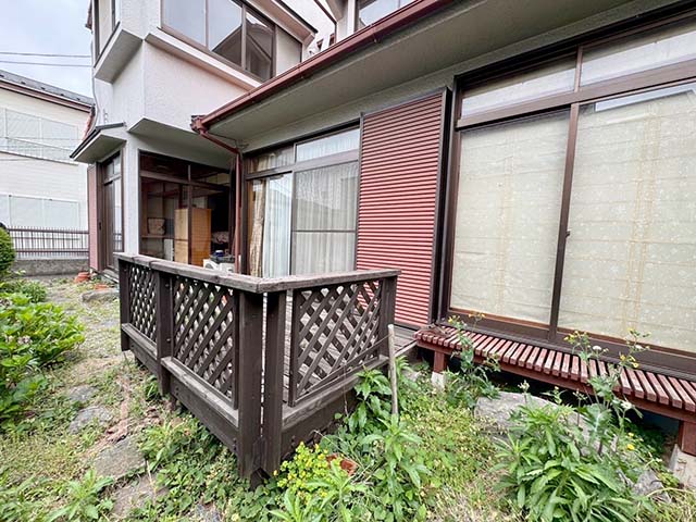 ウッドデッキ・ビフォアー