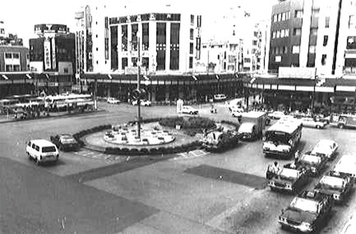 松戸駅西口（昭和48年）