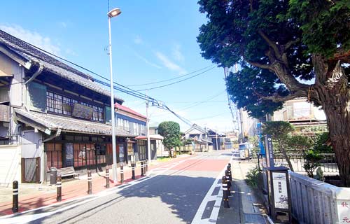 流山市市役所エリア